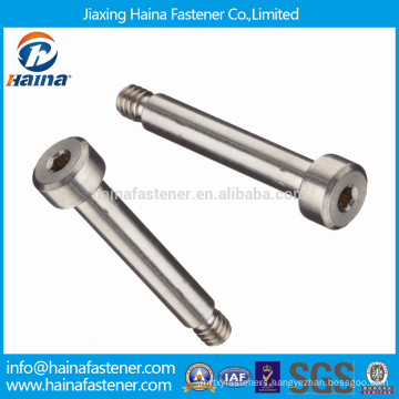 China Supplier 304/316 M5-M20 Metric Hexagon Socket Head Shoudler Screws